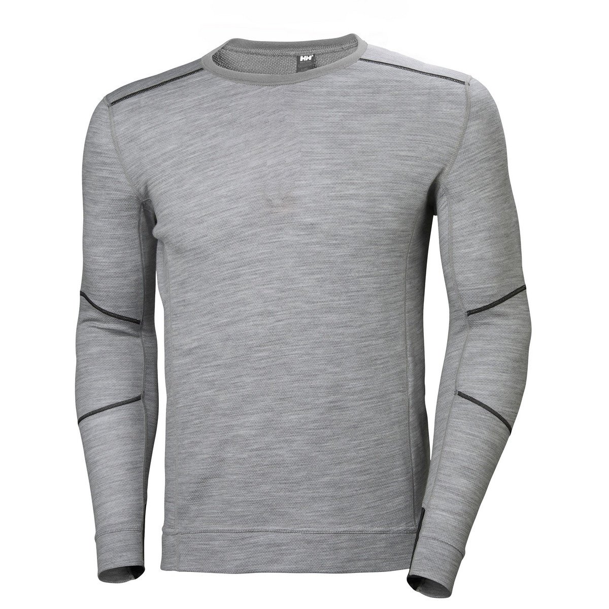 butik mandig Bestil HH Workwear Lifa Merino uld undertrøje med lange ærmer 75106 grå M ‒  WATTOO.DK