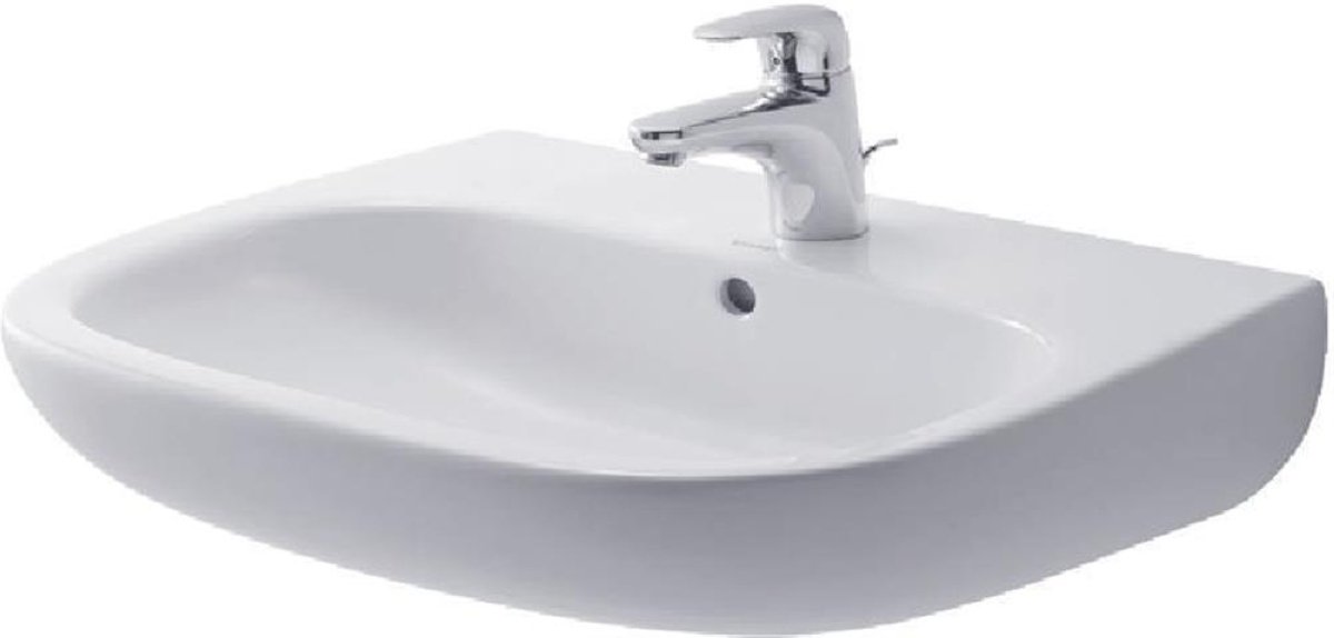 1 håndvask 48 cm til bord med overløb og hanehul, wonderg ‒ WATTOO.DK