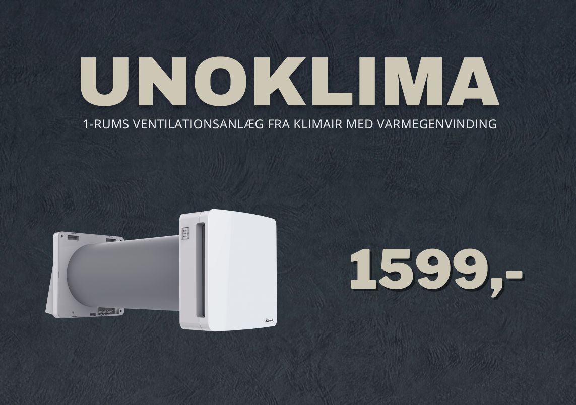 Unoklima - ventilation med varmegenvinding