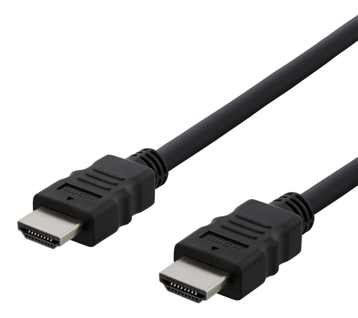 DELTACO HDMI cable FSC, HDMI High Speed w/Ethernet, CCS, 1,0m, ‒ WATTOO.DK