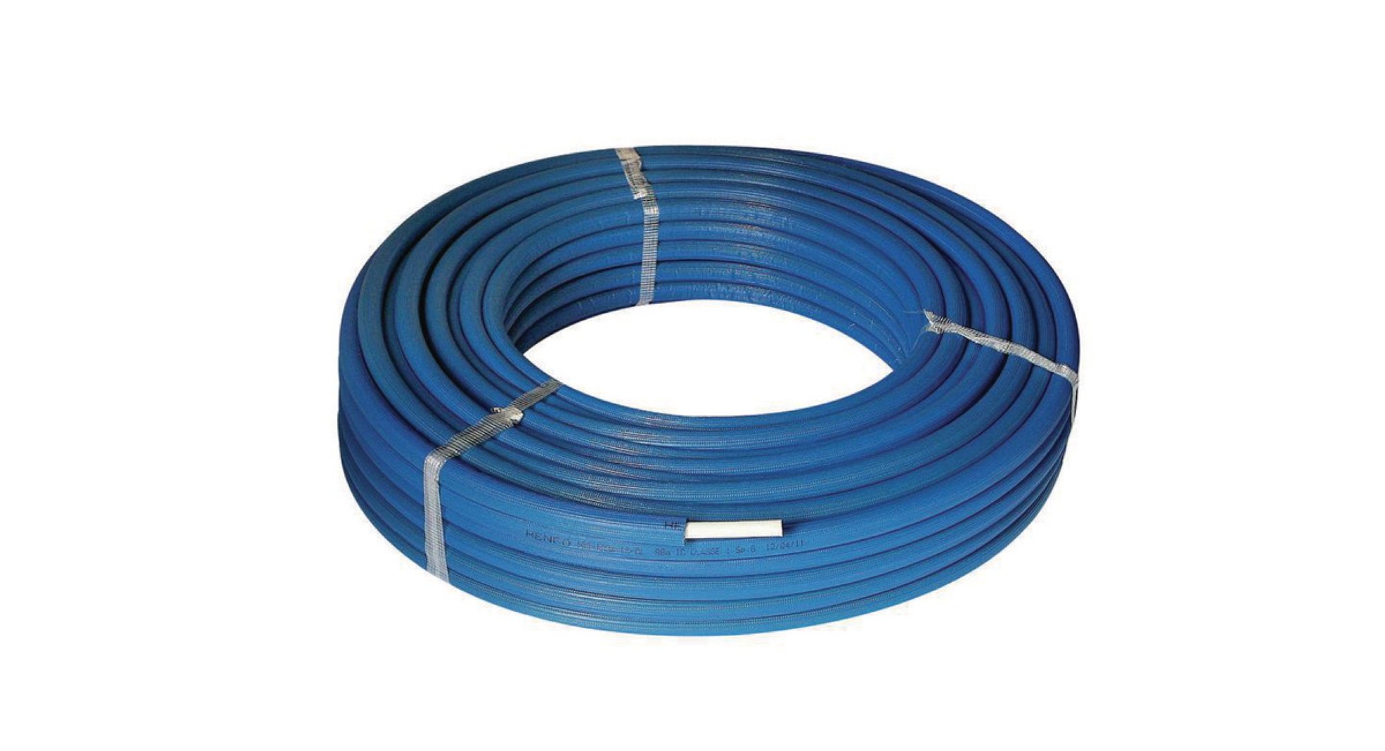 Henco Alupex-rør RIXc Ø20 x 2,0 mm x 50 m med 9 mm blå isolering ...