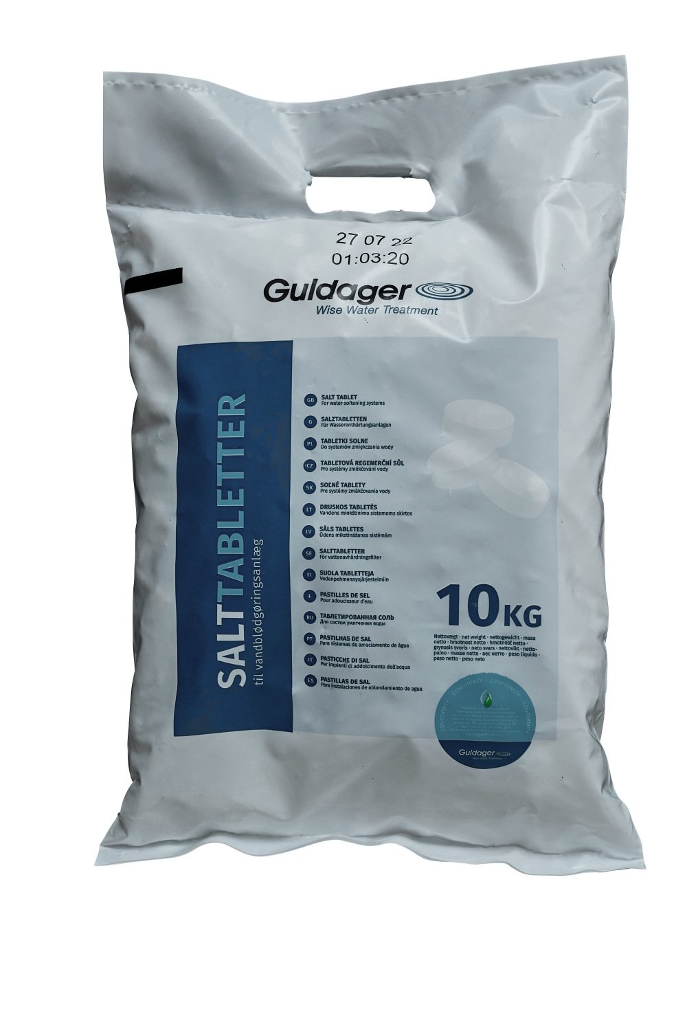 Salttablet Perla tabs 25kg t/BWT anlæg (398841225) billigt online ‒