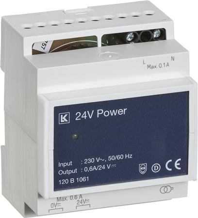 IHC Control, Strømforsyning, 24Vdc / 15W – Lauritz - 1086014970 ‒ WATTOO.DK