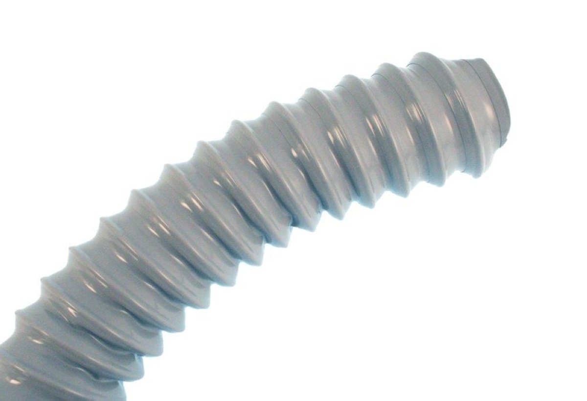 Flextract-l udsugningsslange PVC grå, Diameter indvendig 50mm ‒ WATTOO.DK