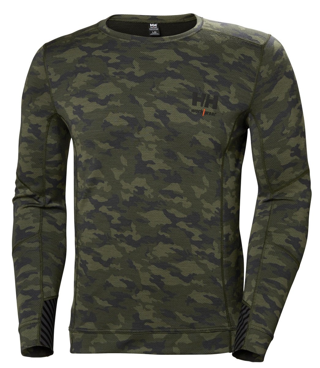 Bidrag snemand kalorie HH Workwear Lifa Merino uld undertrøje med lange ærmer og 75107 camo XL ‒  WATTOO.DK