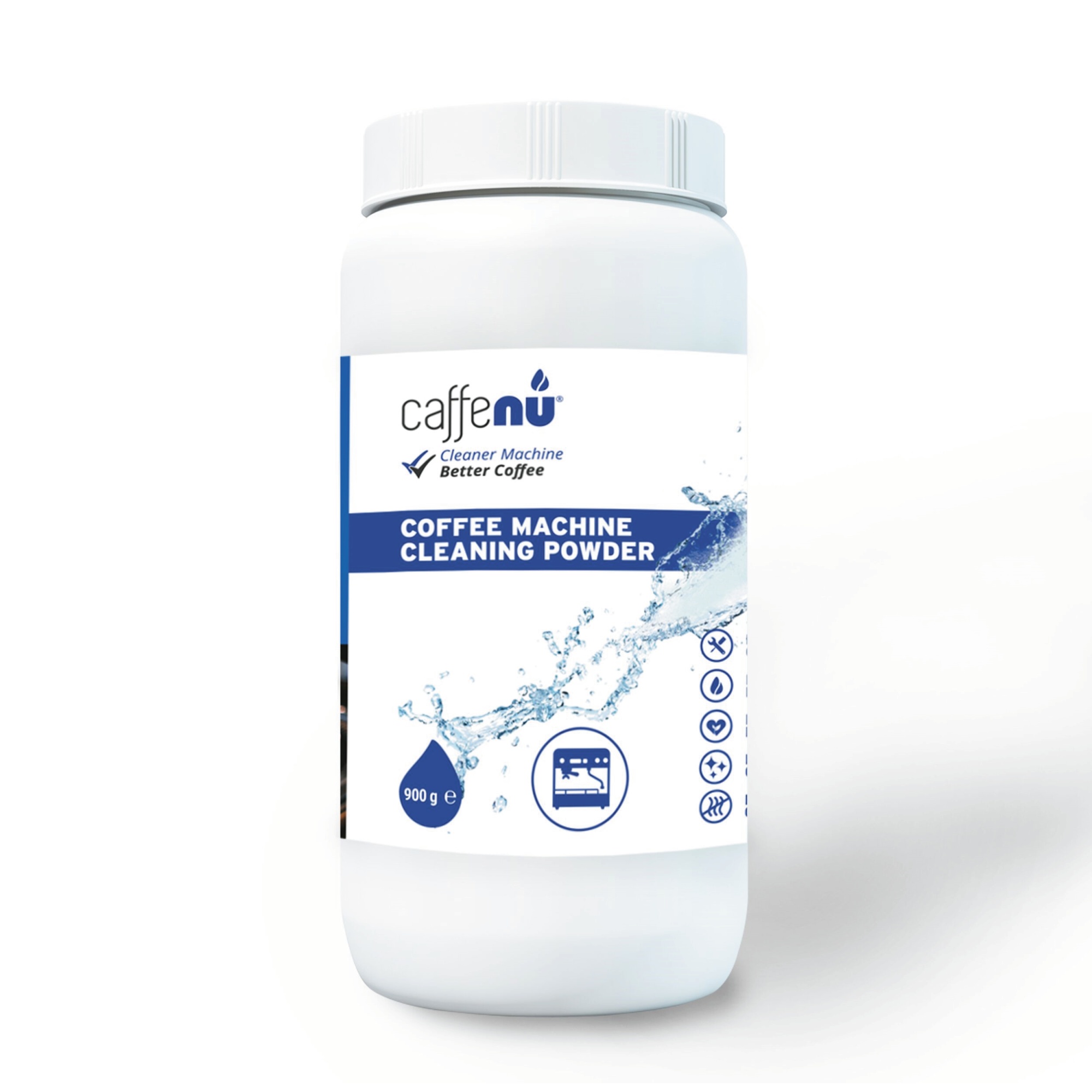 Clean your espresso coffee machine with Caffenu® Cleaning Powder, easy