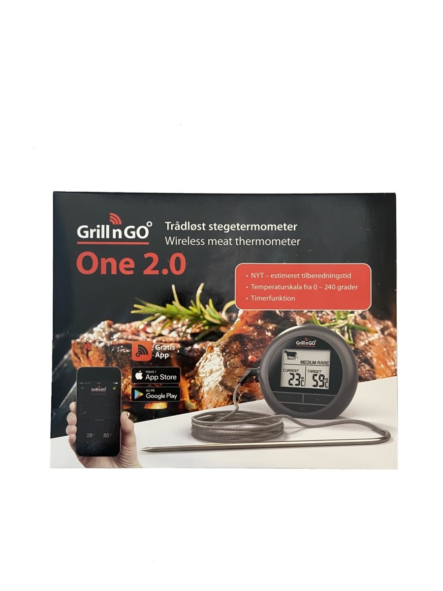 GRILL GO One 2.0, termometer billigt online WATTOO.DK