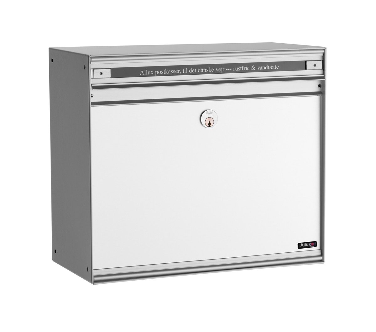 Allux SC200 postkasse, uden lås, hvid (894079662) billigt ‒ WATTOO.DK