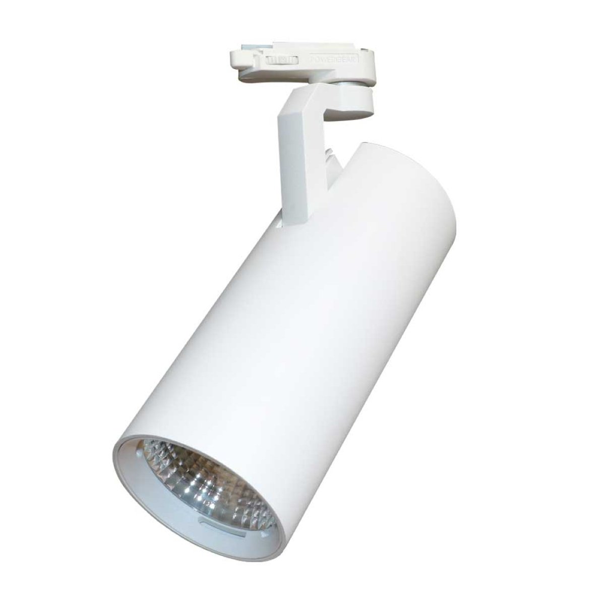 e3light Virgo LED 3F skinnespot 30W 935, 3000 lumen, 38°, hvid ‒