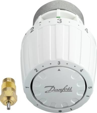 Danfoss – 2961 termostat med indbygget føler, hvid ‒