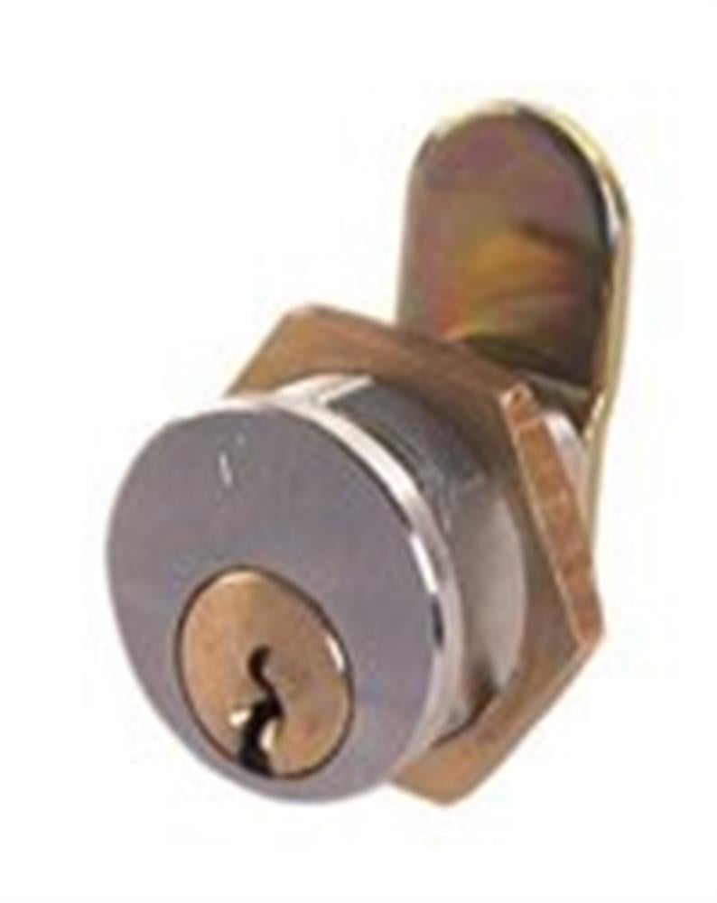 Modtager Allergisk smuk ASSA ABLOY postkassecylinder med kamstykke 448.780 (op) Blankforniklet messing  Postkasse 5207F ‒ WATTOO.DK