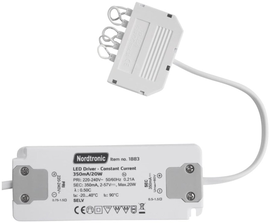 Nordtronic – LED / 2-20W / ikke dæmpbar (1883) ‒ WATTOO.DK